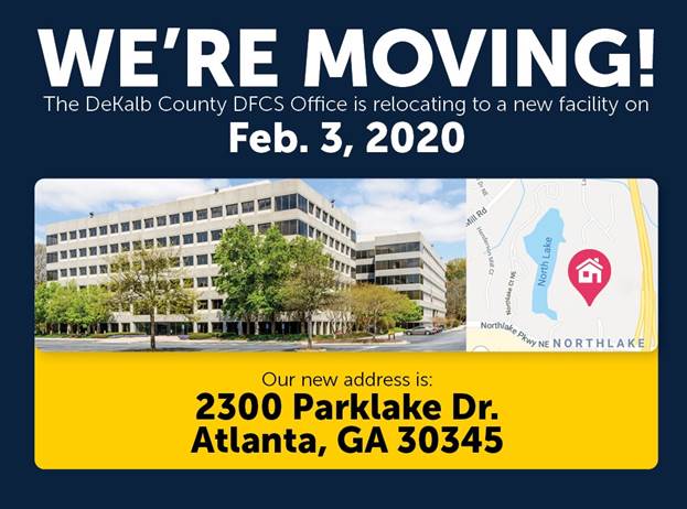 Ga Score Dekalb Dfcs Announces New Location Effective Feb 3 2020